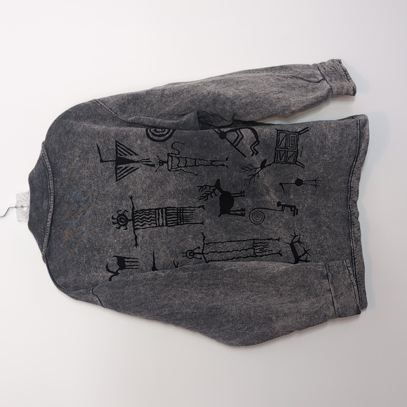 Unique Art Jacket Button Up Shacket Shirt - Picture 8 of 8